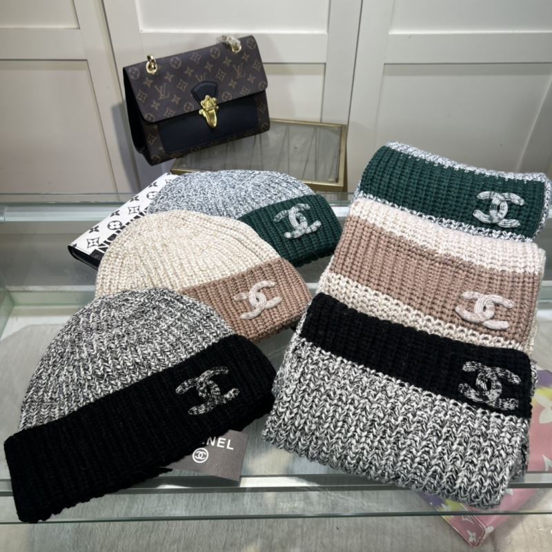 Chanel Caps Scarfs